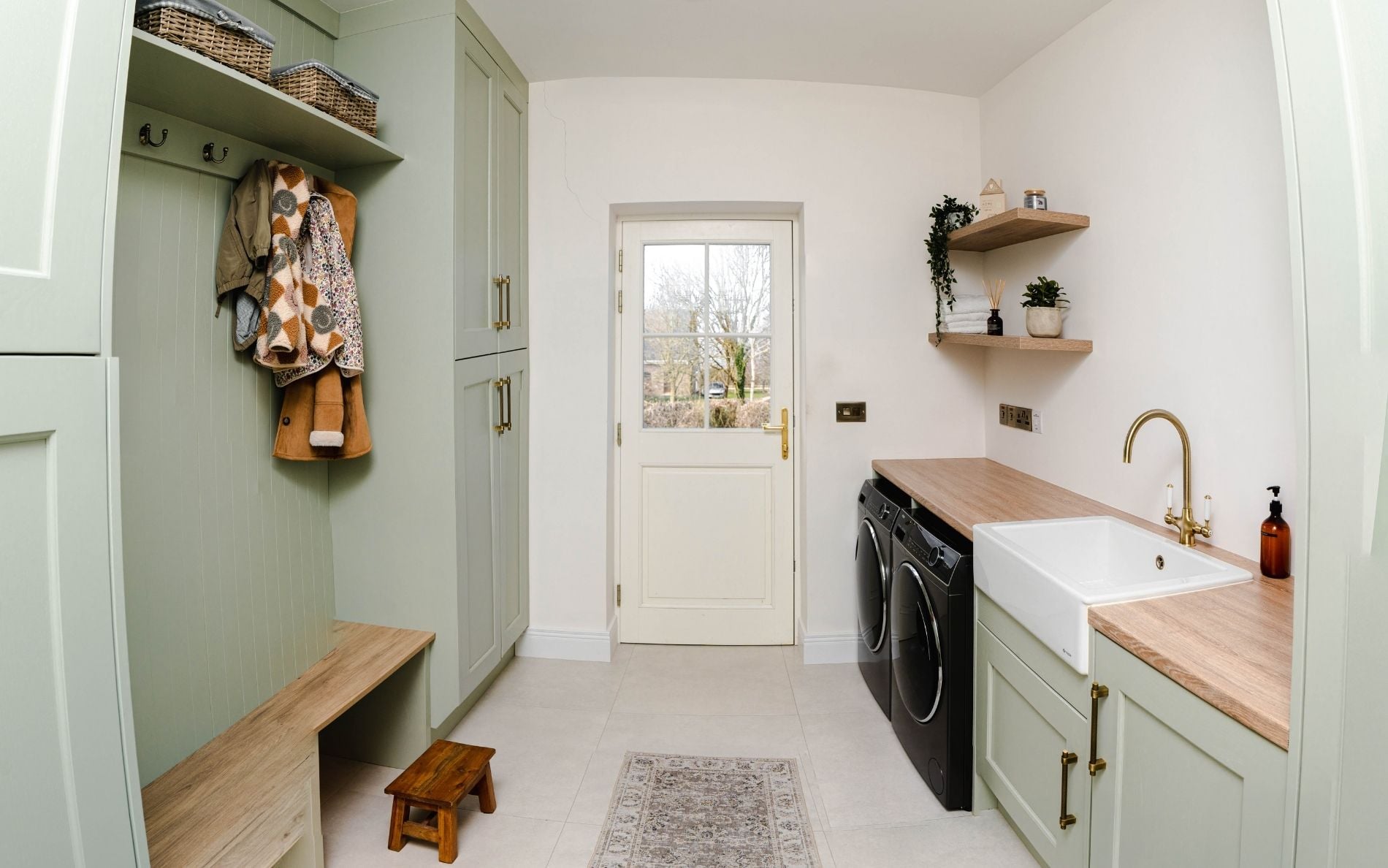 Aldana Kitchen in Sage Green by DWK