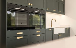 Aldana Kitchen in Deep Forest by Fords Fitted Kitchens