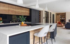 Aldana Kitchen in Slate Blue by Ella Austin Kitchens