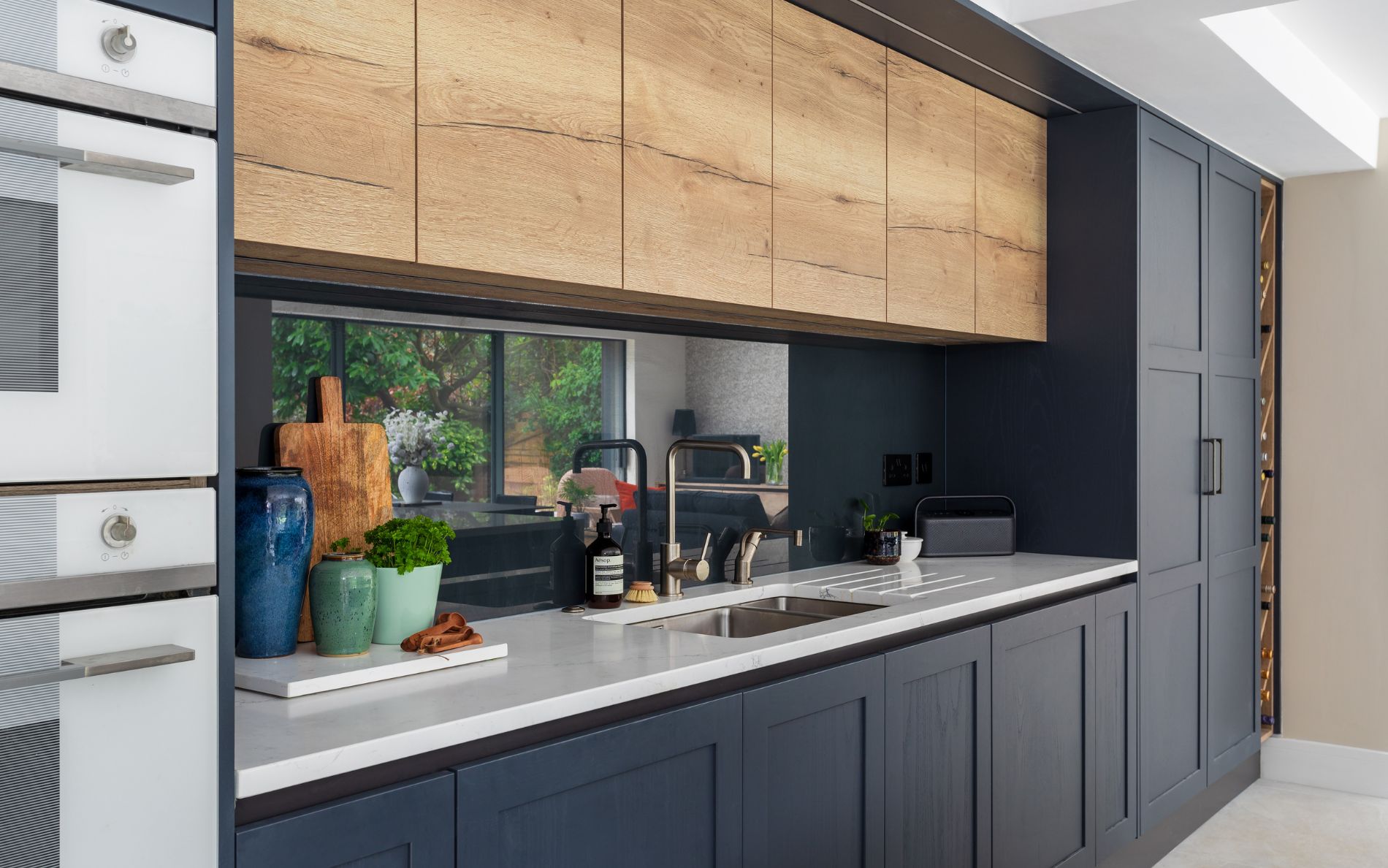 Aldana Kitchen in Slate Blue by Ella Austin Kitchens