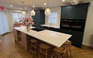 Aldana Kitchen in Vintage Pink & Marine by Inline Kitchens