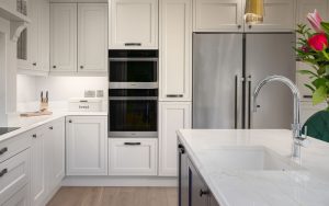 Arrington Kitchen in Light Grey & Slate Blue by DWK