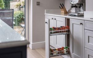 Arrington Kitchen in Light Grey & Slate Blue by DWK