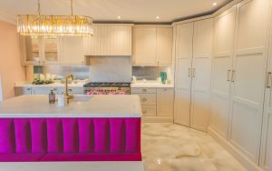 Arrington Kitchen in Shell & Colour Matched by Kitchens By Guy