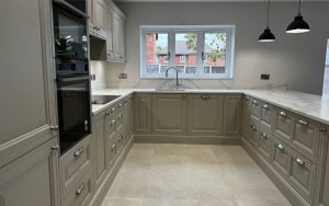 Jacobsen Kitchen in Taupe Grey by QA Kitchens