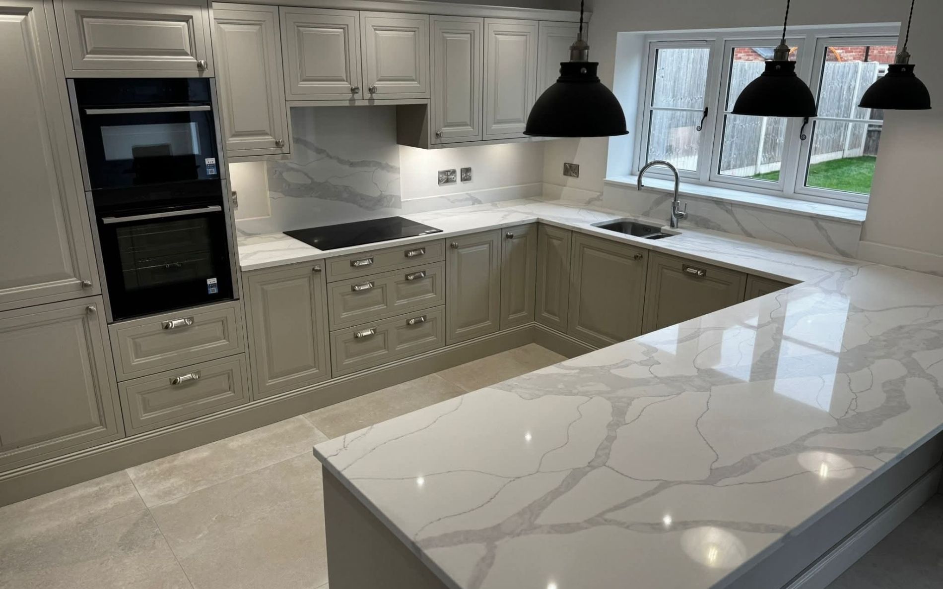 Jacobsen Kitchen in Taupe Grey by QA Kitchens