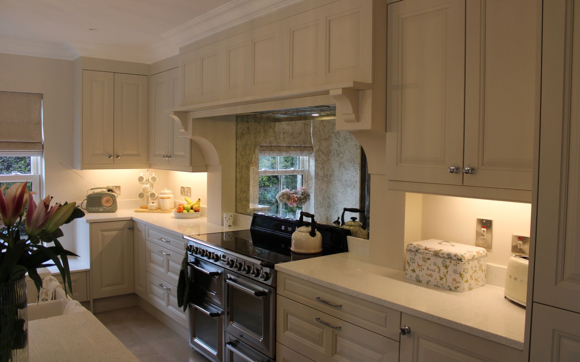 Jefferson Kitchen in Shell & Cardamom by Designer Kitchens