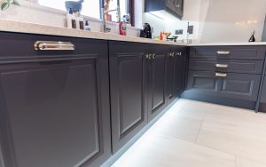 Jefferson Kitchen in Slate Blue by Platinum Kitchens