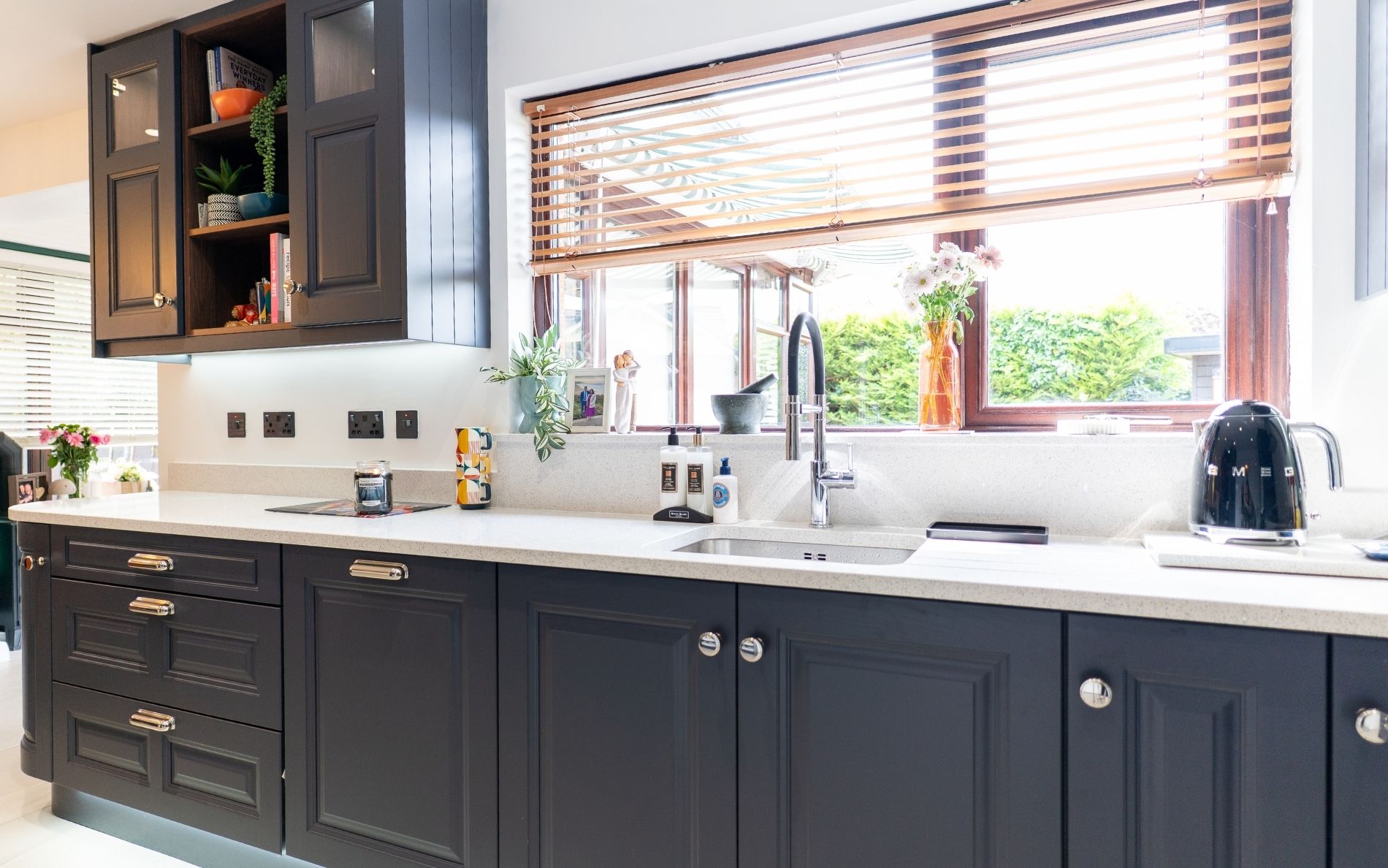 Jefferson Kitchen in Slate Blue by Platinum Kitchens