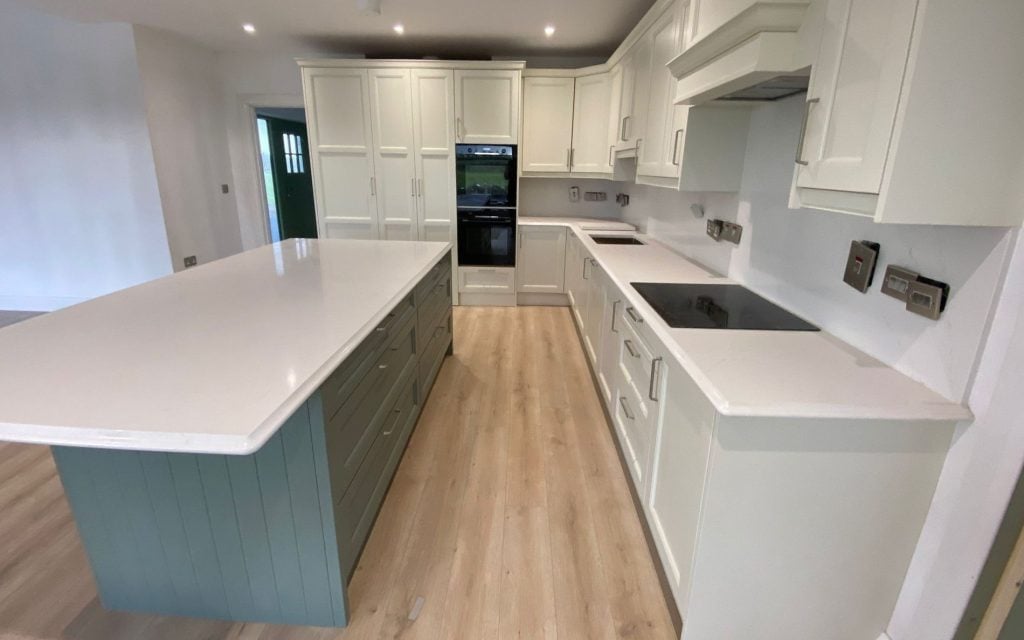 Lawrenson Kitchen in Porcelain & Willow by Finlay Kitchens