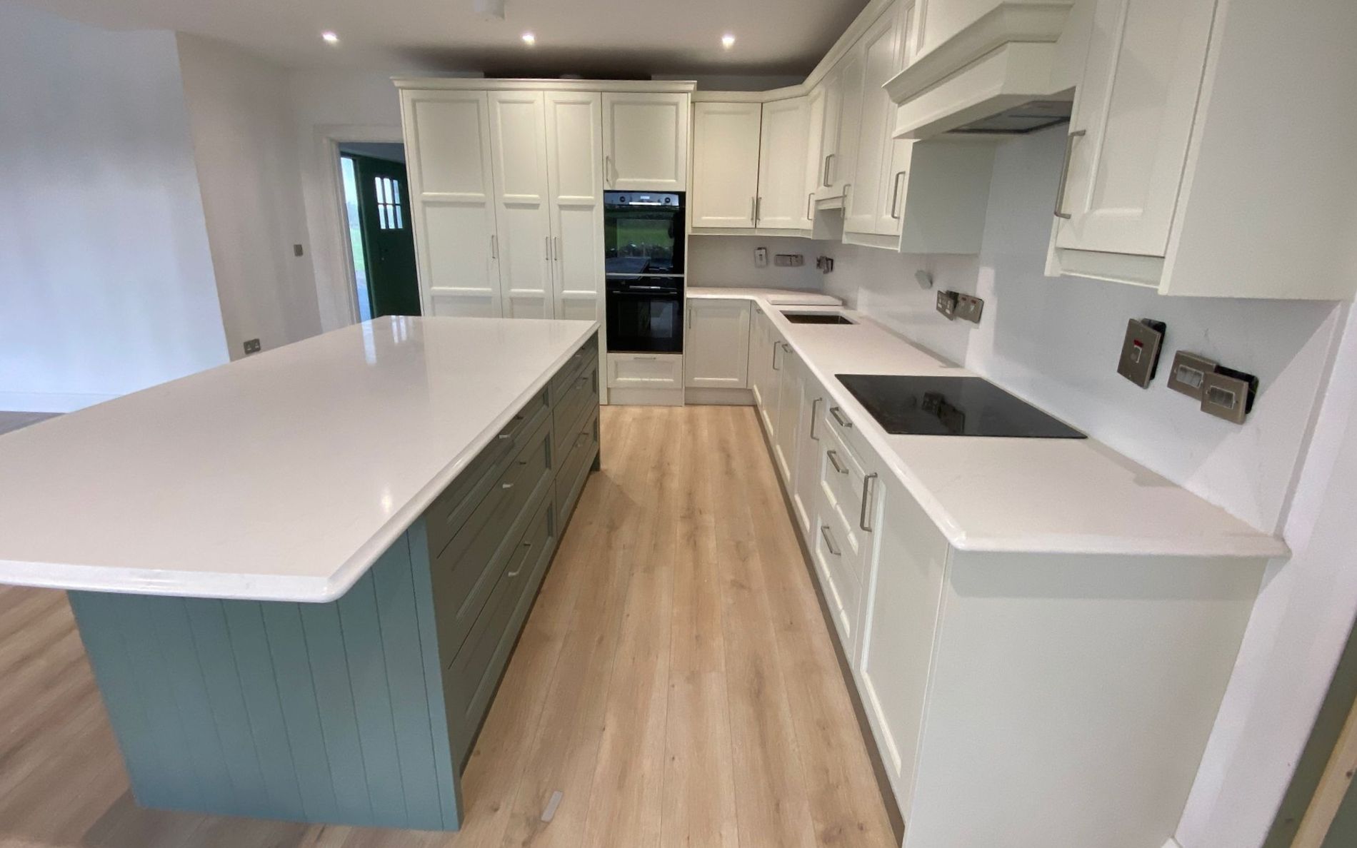 Lawrenson Kitchen in Porcelain & Willow by Finlay Kitchens