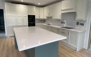 Lawrenson Kitchen in Porcelain & Willow by Finlay Kitchens