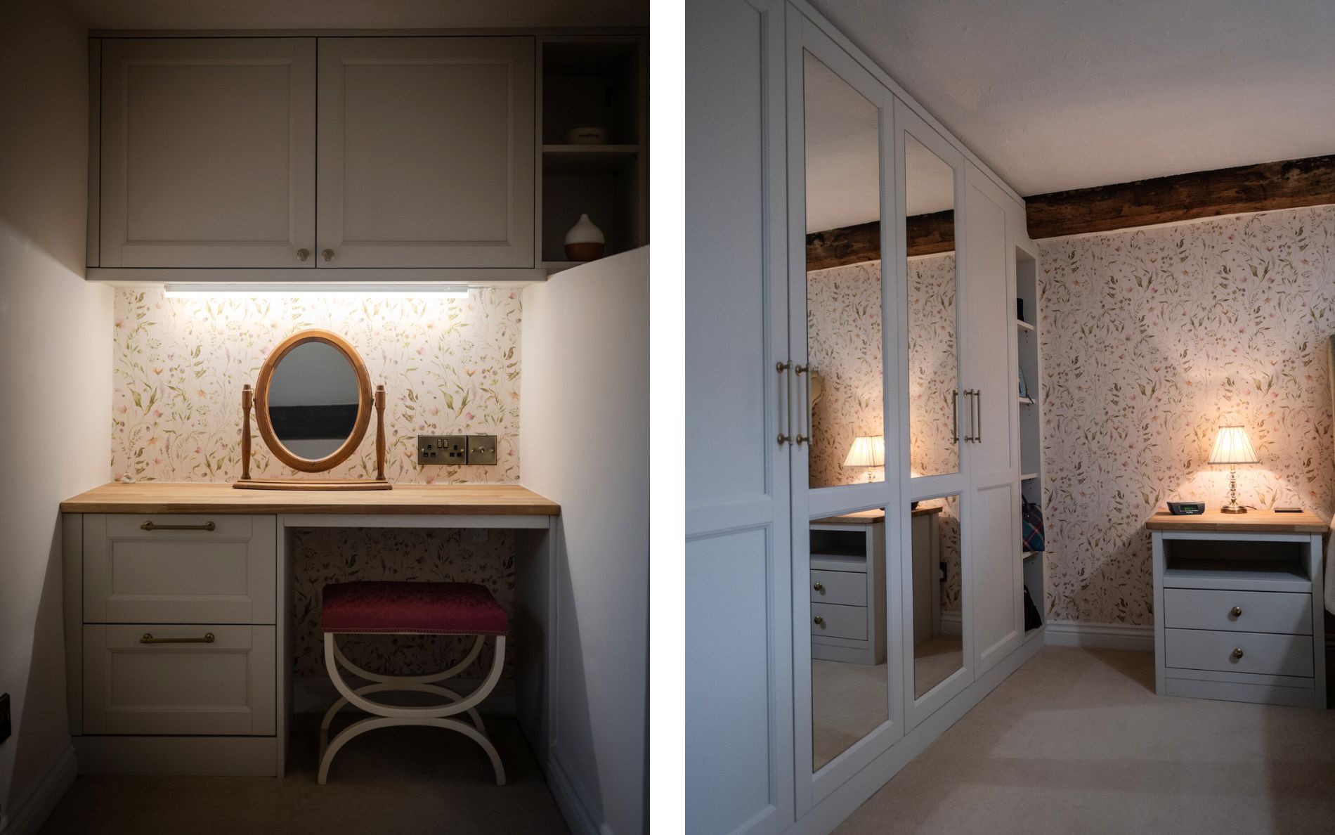 Pembridge Bedroom in Porcelain by Sarah Jane Kitchens