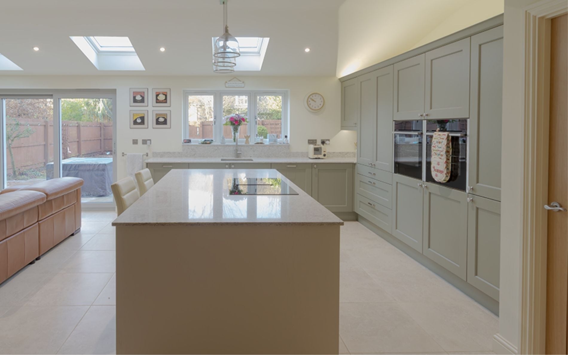 Wakefield Kitchen in Cardamom & Ivory by Custom Design Kitchens