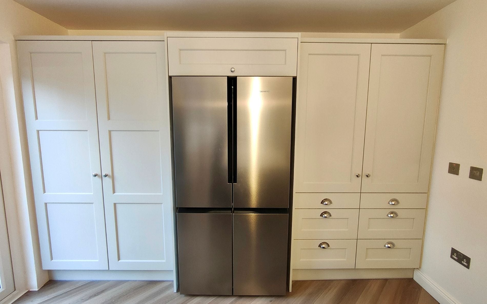 Wakefield Kitchen in Light Grey & Indigo by Lakeland Interiors