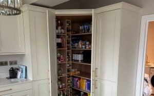 Wakefield Kitchen in Porcelain & Willow by Silver Birch Kitchen Design