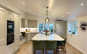 Wakefield Kitchen in Stone by Roma Interiors