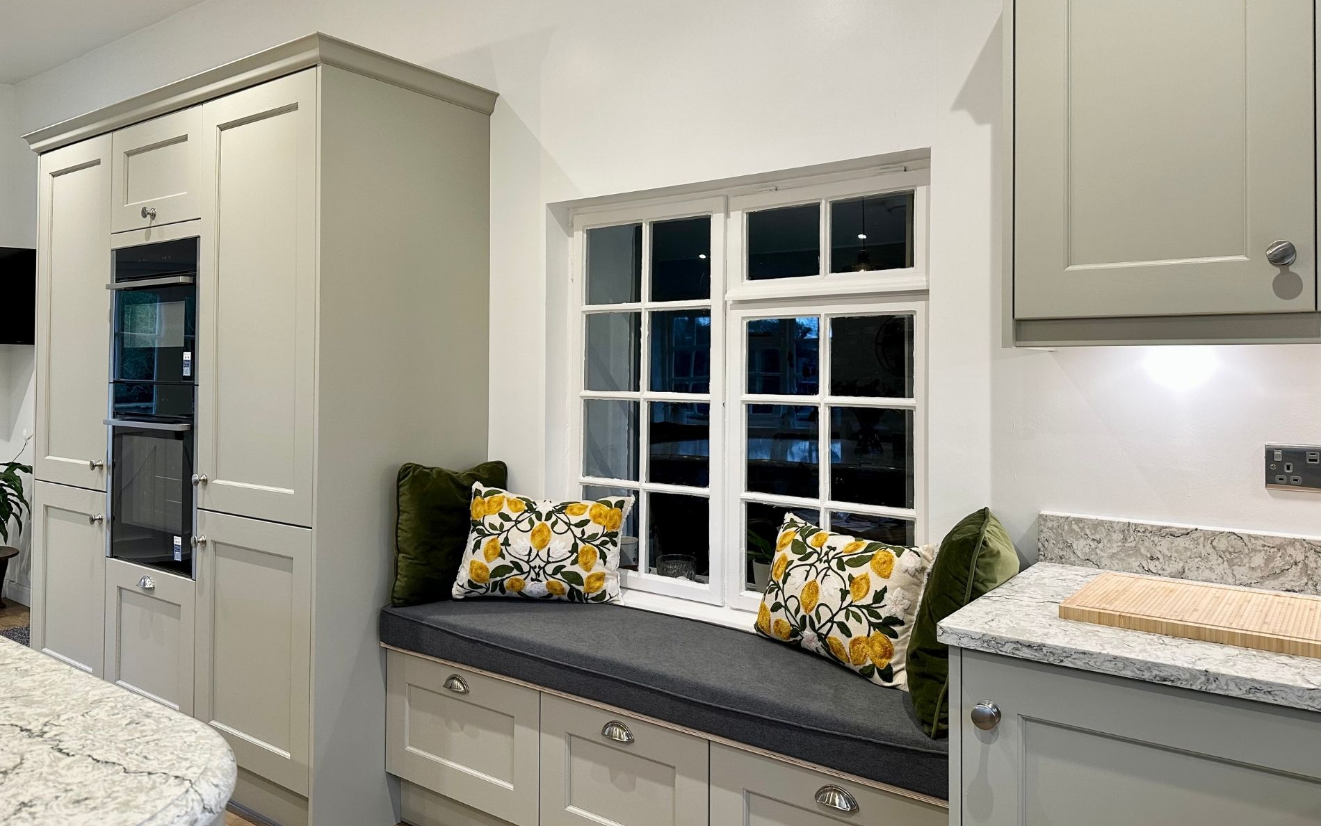 Wakefield Kitchen in Stone by Roma Interiors