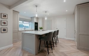 Wakefield Kitchen in Taupe Grey by Hunter Hall Design