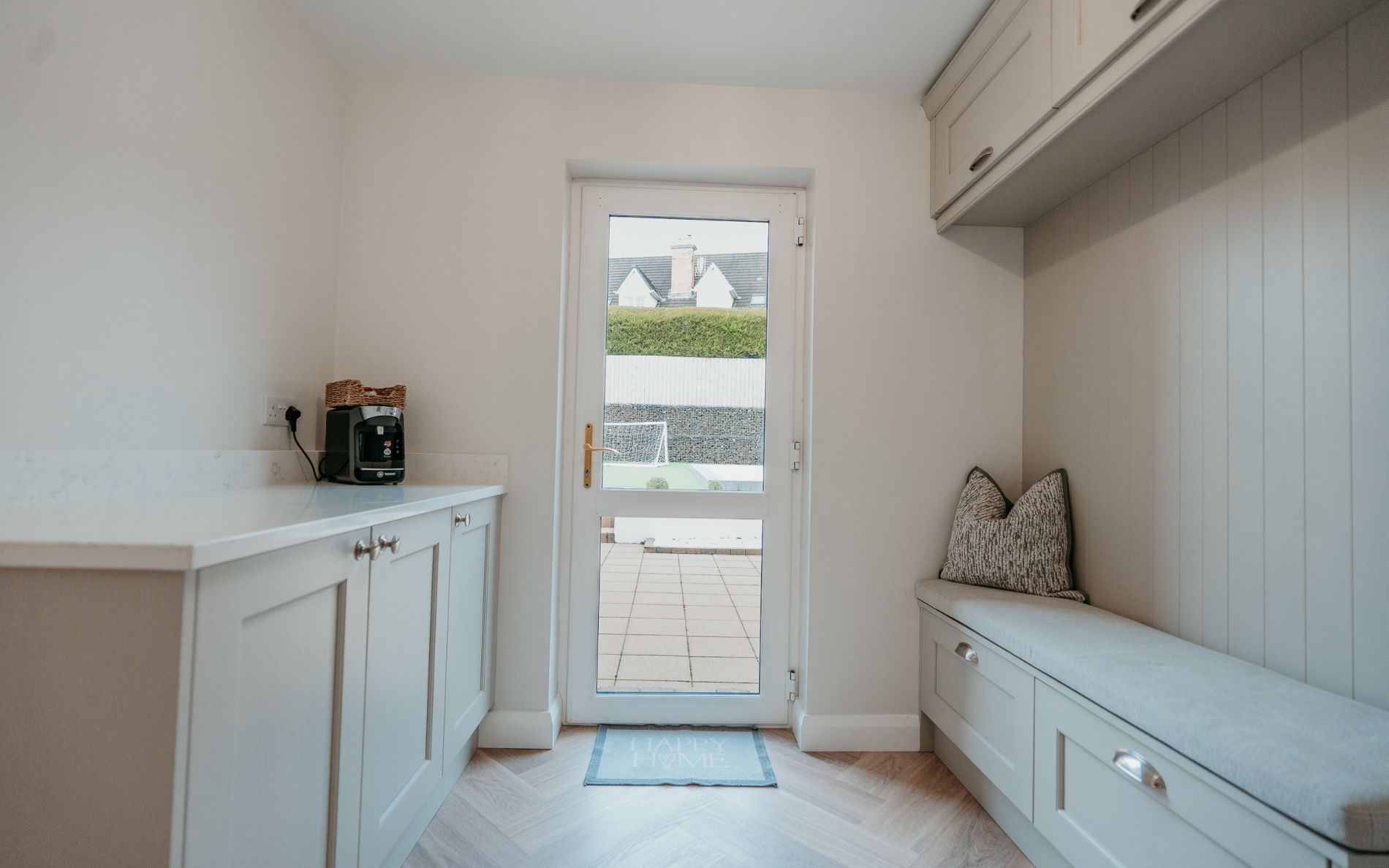 Wakefield Kitchen in Taupe Grey by Hunter Hall Design