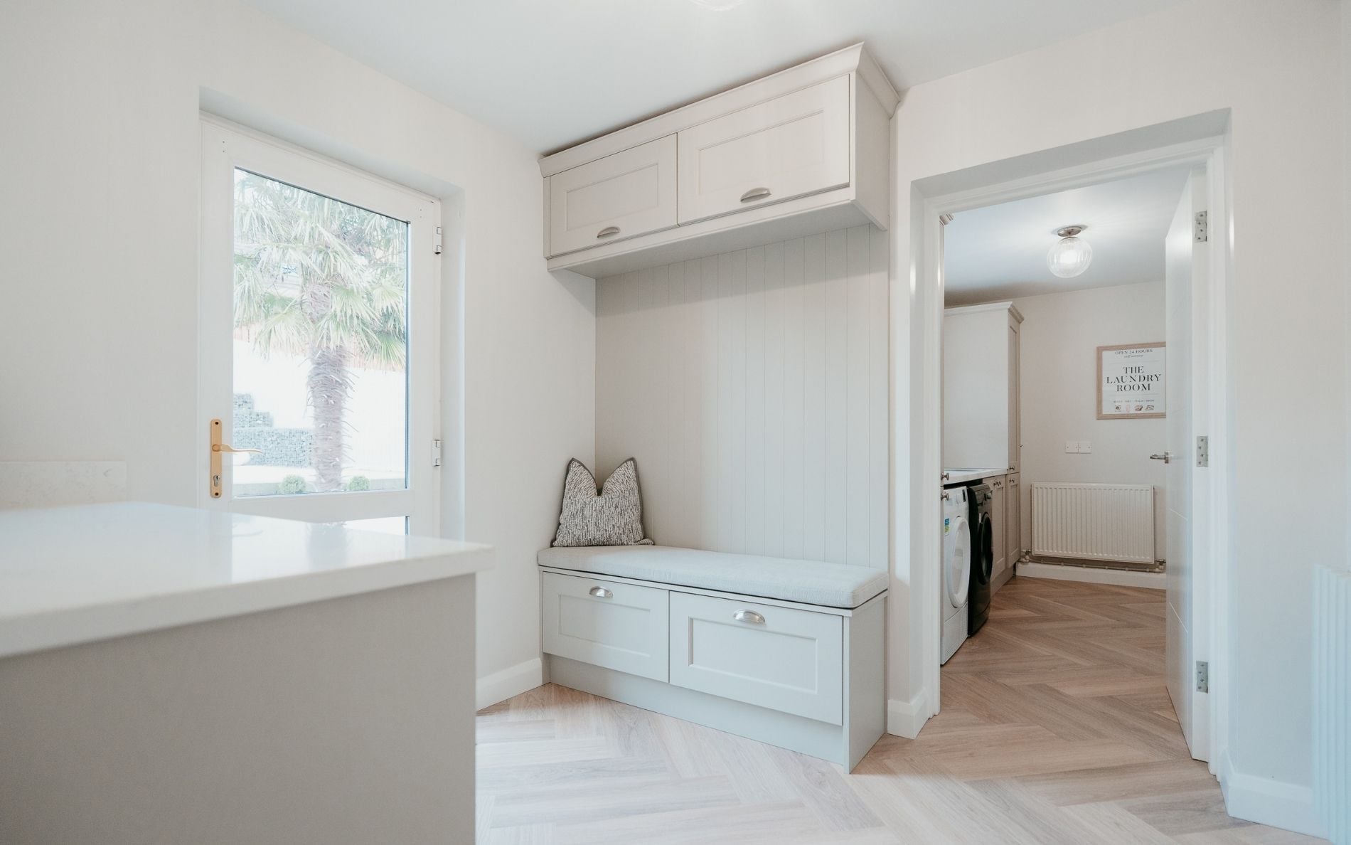 Wakefield Kitchen in Taupe Grey by Hunter Hall Design