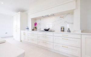 Winslow Kitchen in Pantry Blue & Colour Matched by Platinum Kitchens