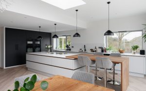 Zola Soft-Matte Kitchen by Light Grey & Graphite by Ella Austin Kitchens