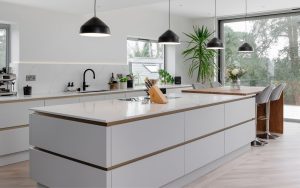 Zola Soft-Matte Kitchen by Light Grey & Graphite by Ella Austin Kitchens