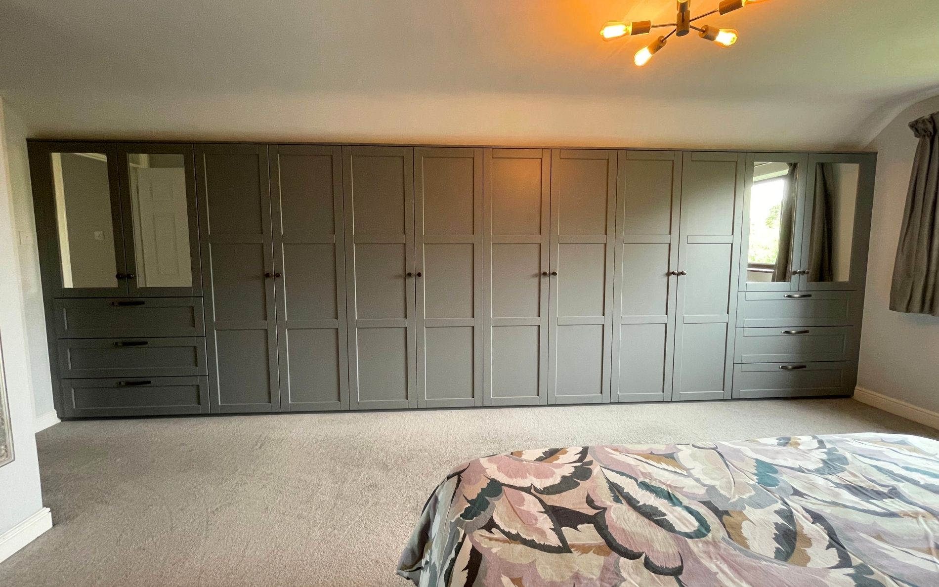 Dawson Bedroom in Dust Grey by Walrow Kitchens