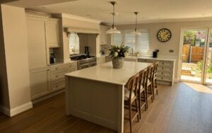 Lawrenson Kitchen in Taupe Grey by Silver Birch Kitchens