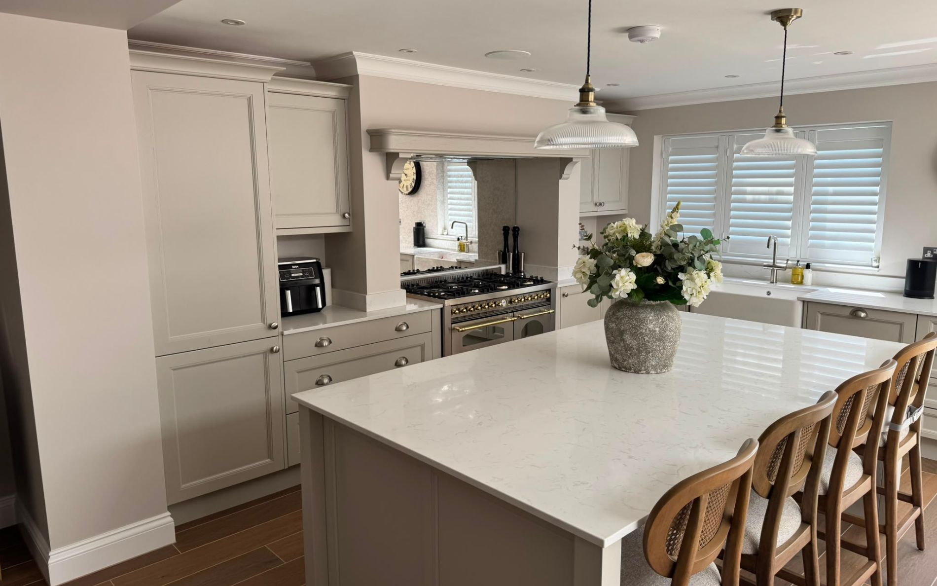 Lawrenson Kitchen in Taupe Grey by Silver Birch Kitchens
