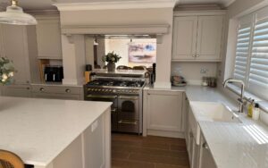 Lawrenson Kitchen in Taupe Grey by Silver Birch Kitchens