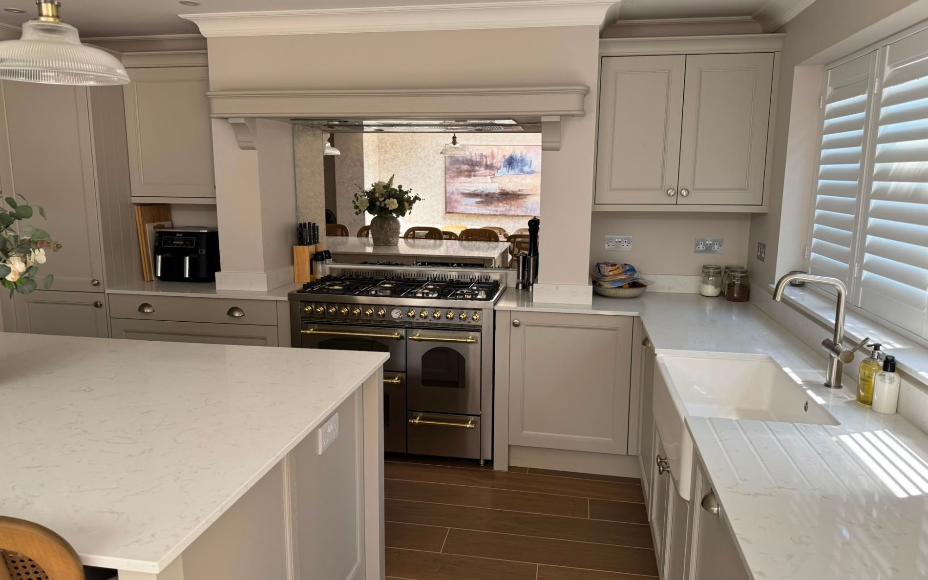 Lawrenson Kitchen in Taupe Grey by Silver Birch Kitchens