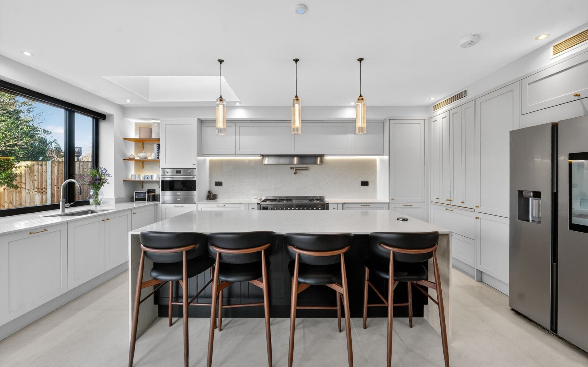 Aldana Kitchen in Light Grey & Graphite by Portfolio Kitchens