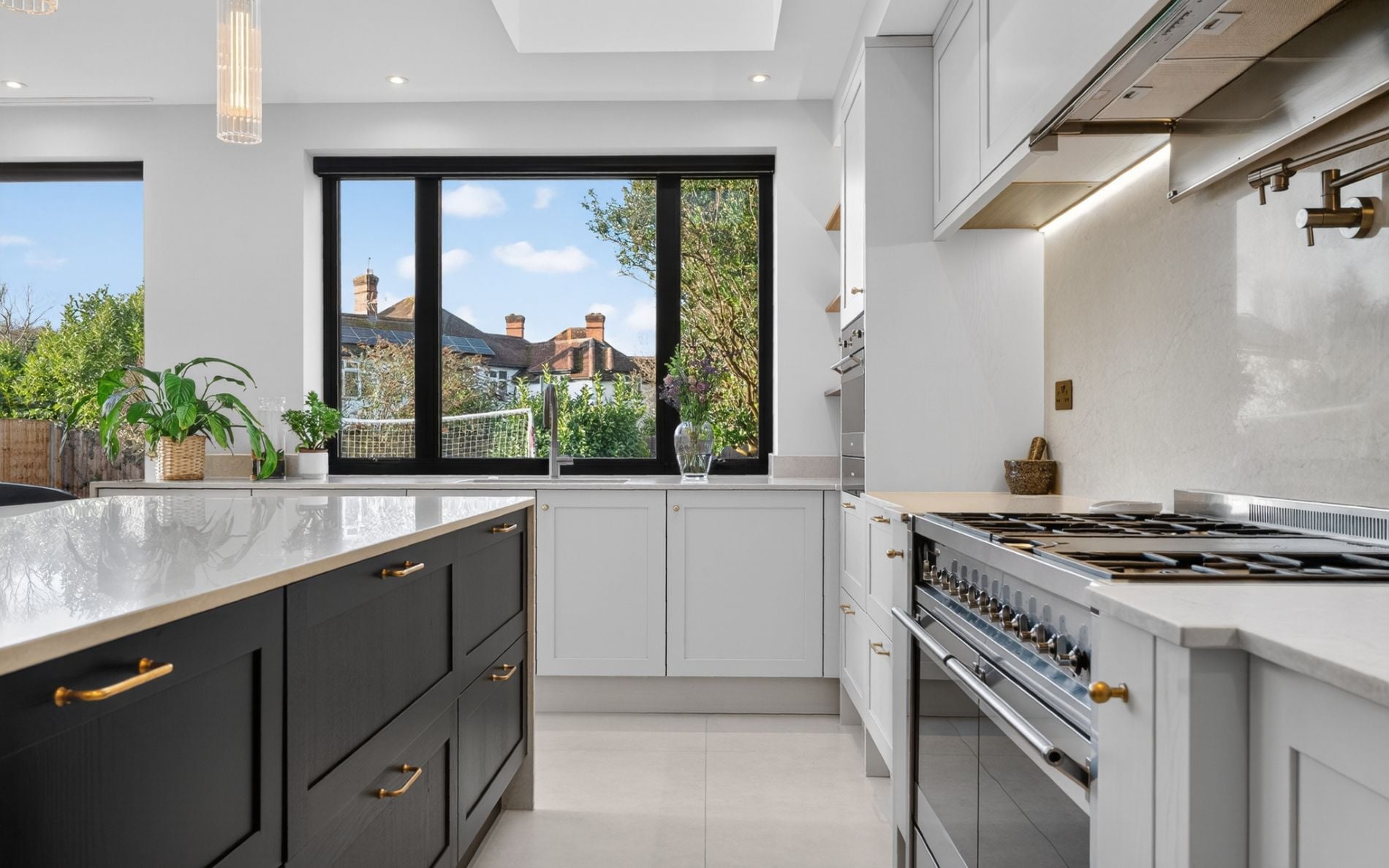 Aldana Kitchen in Light Grey & Graphite by Portfolio Kitchens