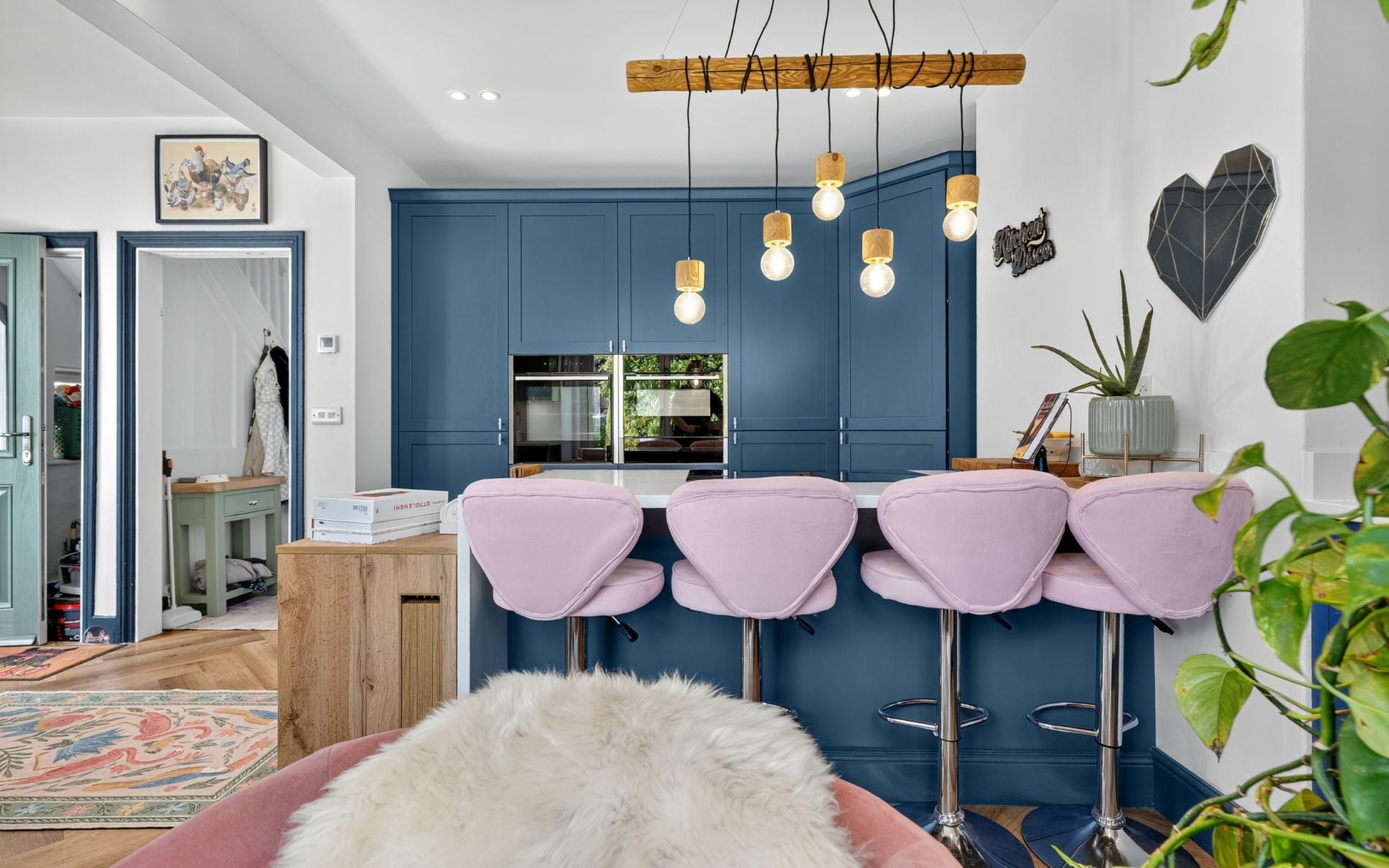 Aldana Kitchen in Parisian Blue by Portfolio Kitchens