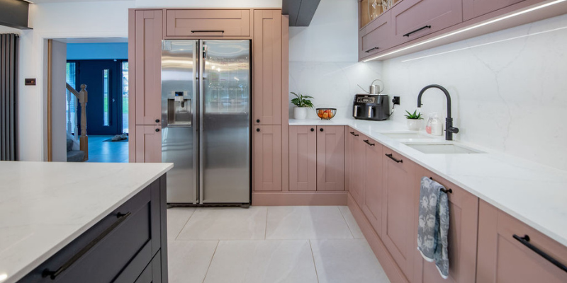 Kitchen Warehouse | Madison - Vintage Pink & Slate Blue