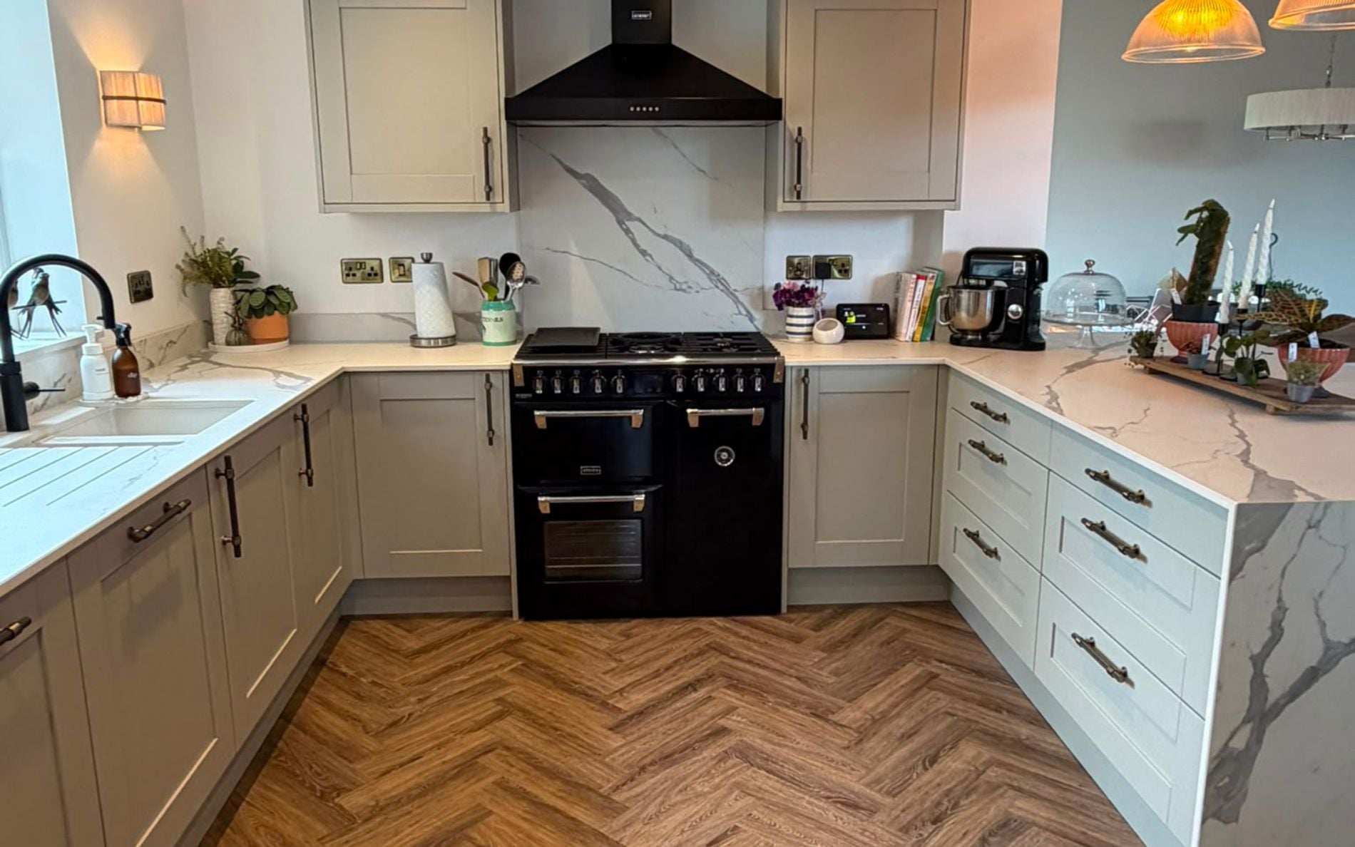 Madison Kitchen in Stone by The Kitchen Specialists