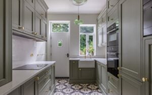 Winslow Kitchen in Cardamom by Tootell & Co