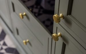 Winslow Kitchen in Cardamom by Tootell & Co