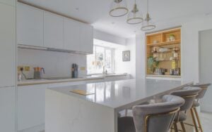 Zola Gloss Kitchen in White by Tootell & Co