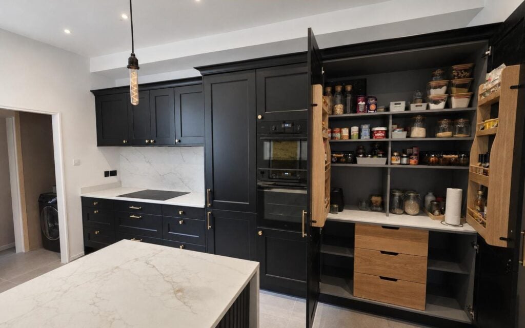 Wakefield Kitchen in Cannon Black by Vie Home Improvements